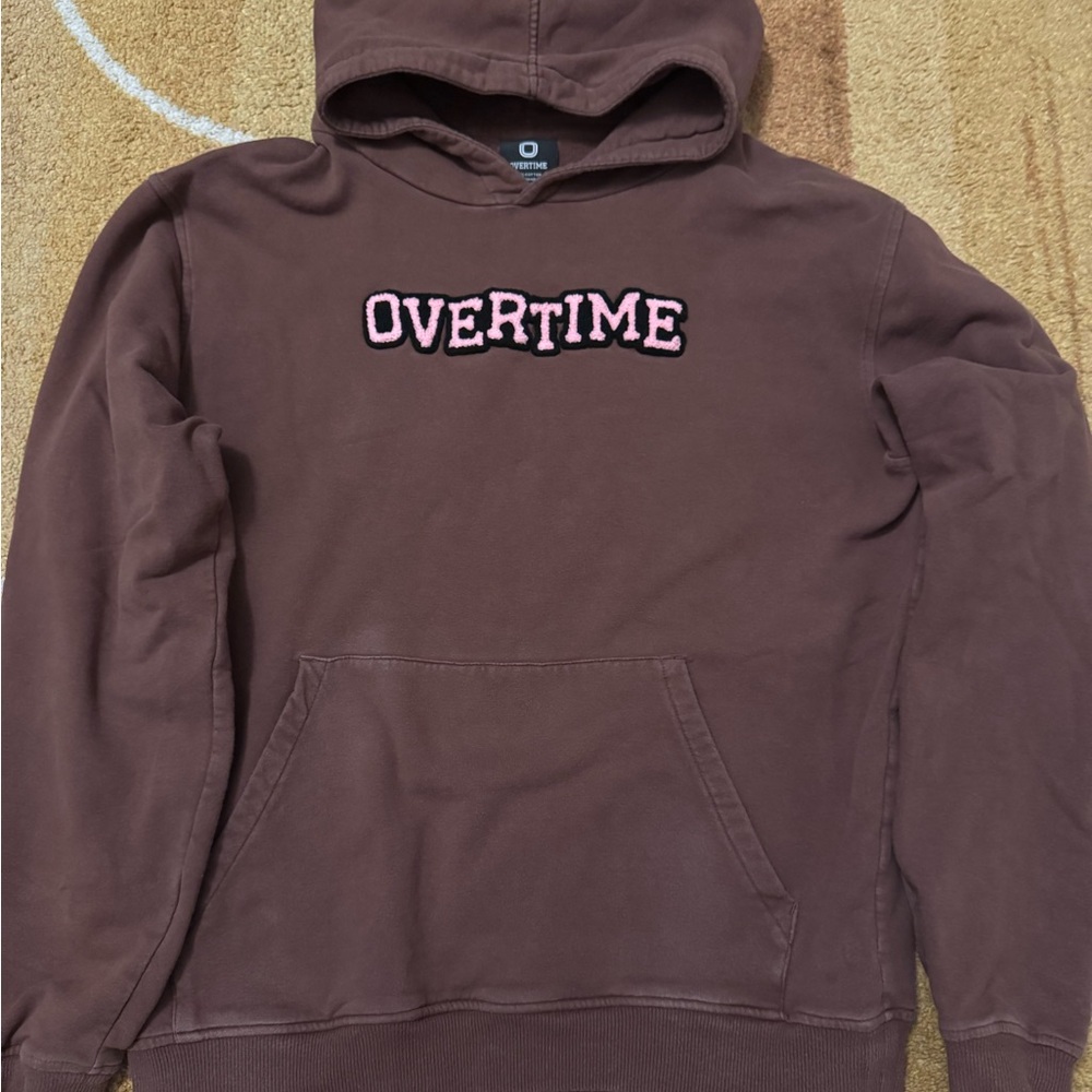 Brown Overtime Hoodie